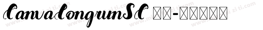 CanvaLongrunSC 普通字体转换
